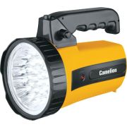 Фонарь аккумуляторный 35LED 29315 аккум. 6В 4А.ч 220В пластик. желт. (кор.) Camelion 10469