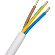 Шнур электрический с угловой вилкой 16А 3500Вт ПВС 3х1.5кв.мм 2м бел. Rexant 11-1327