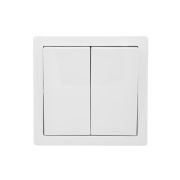 Выключатель 2-кл. ОП LETO бел. LEZARD 752-0200-101