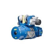 Таль передвижная типа 53 МТ 750 H12 V8 2/1 EN 20 (Г/п 10т, Н=12м Vпод. 8 м/мин., без электрооб., с ОГП, канатоукладчиком и крюковой подвеской, -20...+40С)