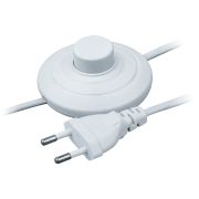 Шнур 61 600 NPS-FS01-170-2х0.5-WH 1.7м с выкл. бел. Navigator 61600